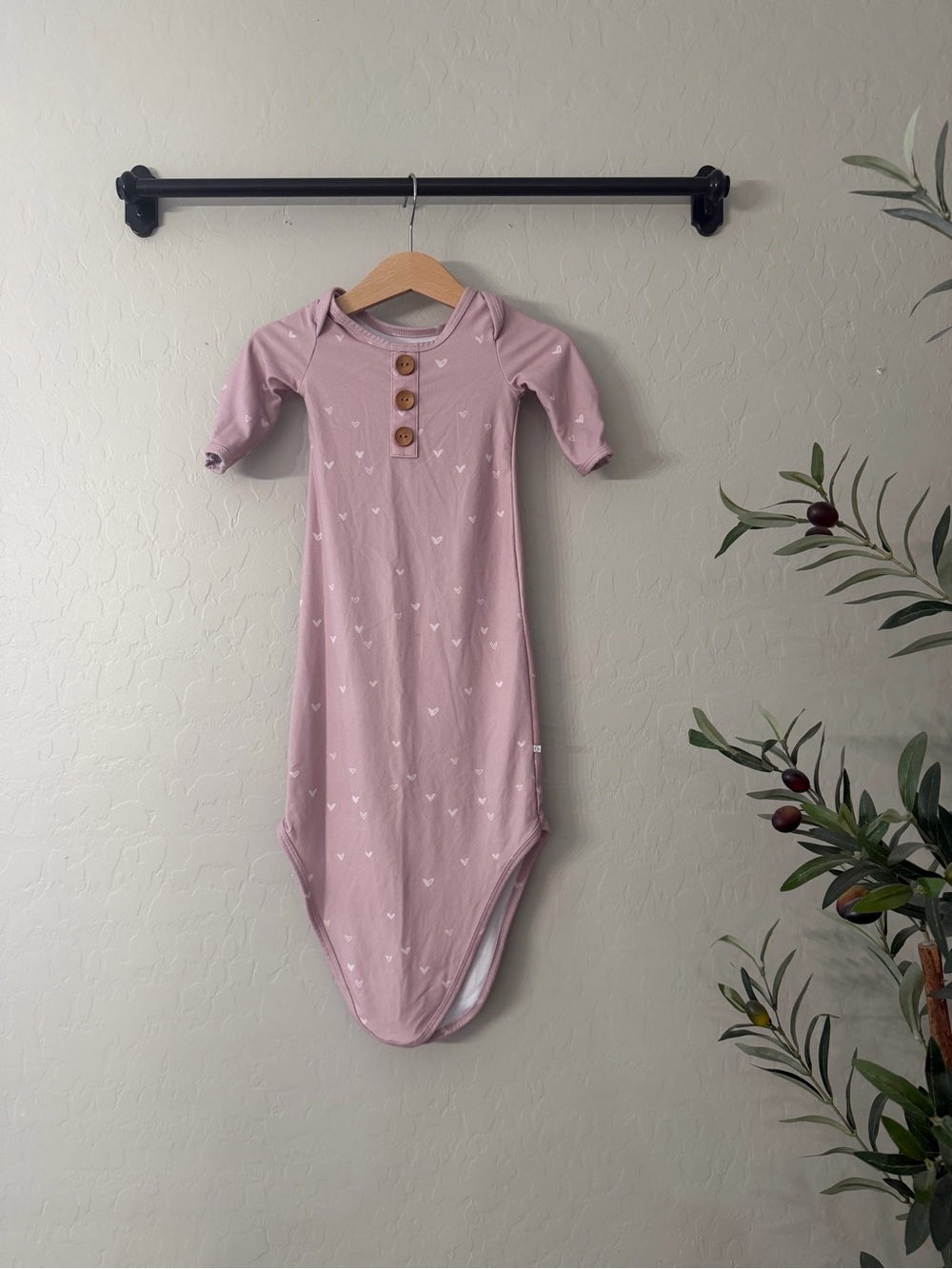 Caden Lane Pink Heart Knotted Gown